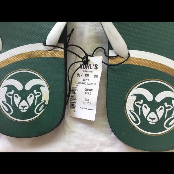 Colorado State Rams Flip Flops - Picture 2 of 4